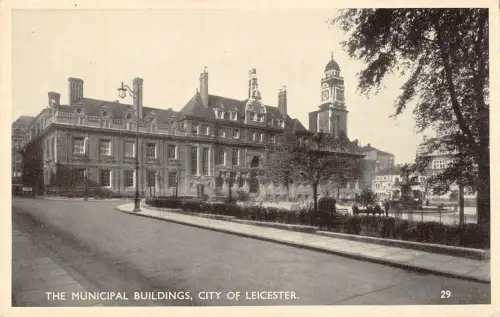 BR77321 The Municipal Buildings City of Leicester Echtfoto UK