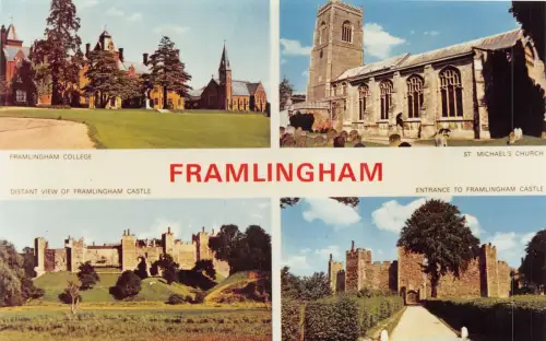 uk51516 framlingham real photo uk