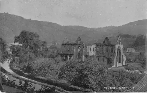 uk25357 tintern abbey wales real photo uk