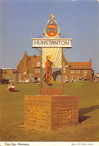 BR92354 Ortsschild Hunstanton UK