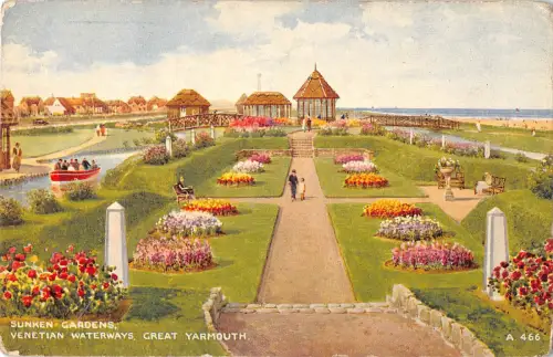 uk2885 venezian waterways great yarmouth uk