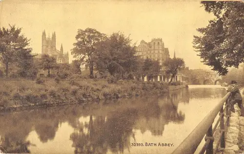 uk4331 bath abbey real photo uk