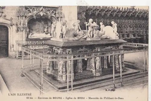 BF12463 environs de bourg eglise de brou mausolee de phi france front/back image