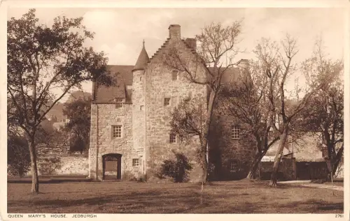 uk278 qween marys house jedburgh real photo uk