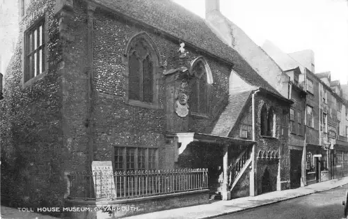 uk19190 toll house museum yarmouth real photo uk