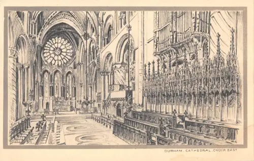 BR80584 Durham Cathedral Chor East UK