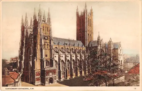 uk19716 canterbury cathedral SW uk