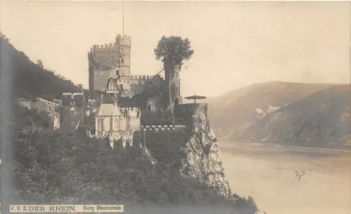 Lot115 deutschland der rhein burg rheinstein Romantik Schloss Burg Rheinstein