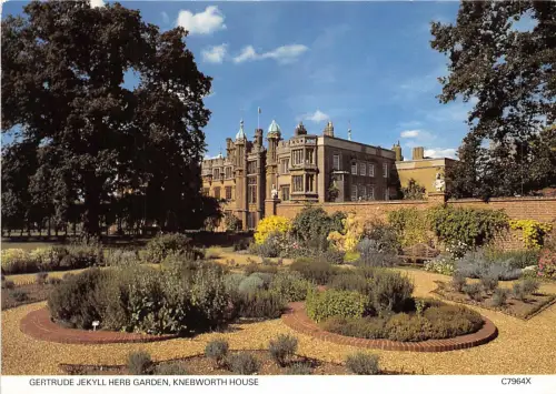 uk49291 gertrude jekyll herb garden knebworth house hertfordshire uk