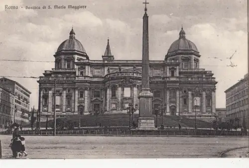 BF17503 basilica di s maria maggiore roma italy front/back image