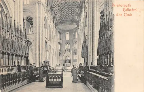 uk40782 peterborough cathedral the chor uk