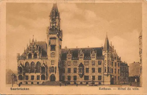 BR41866 Rathaus Hotel de ville Saarbrücken Deutschland