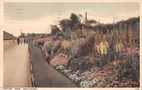 uk2323 rotten row southport real photo uk