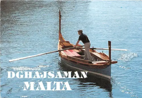 Lot117 Dghajsaman Malta Typen Folklore Boot Wassertaxi