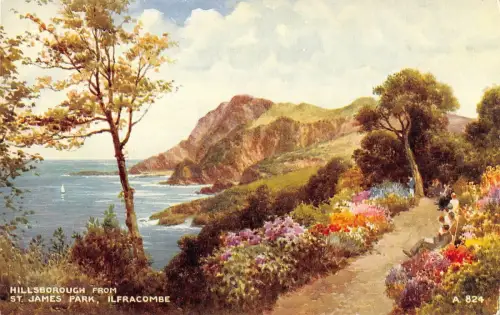 BR69883 Hillsborough aus St James Park Ilfracombe Postkarte UK