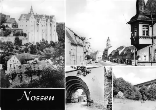 BG939 nossen schloss markt CPSM 14x9,5cm germany