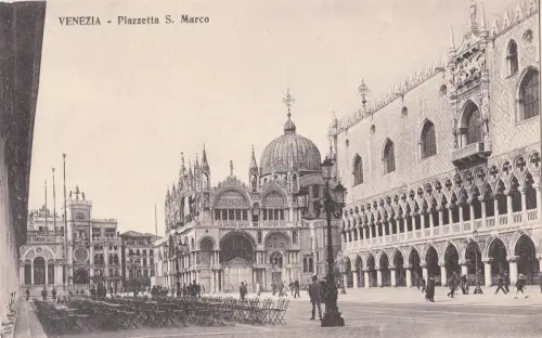 BF17458 piazzetta s marco venezia italy front/back image