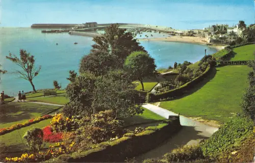 uk19335 the cobb from langmoor garden lyme regis uk