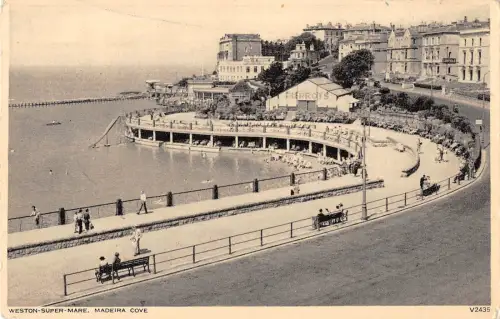 uk68 madeira cove Weston super Mare real photo uk