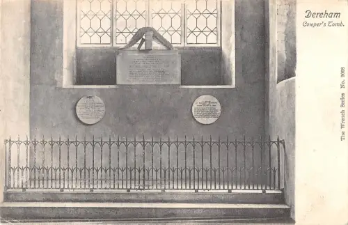 uk27918 cowpers tomb dereham real photo uk