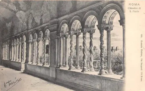 BR34186 Italien Roma Chiostro di San Paolo