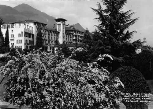 BG3261 lago di garda gardone riviera grand hotel savoy CPSM 15x9,5cm italy