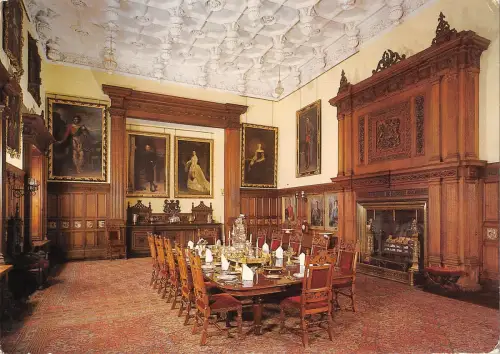 uk34914 esszimmer glamis castle angus uk