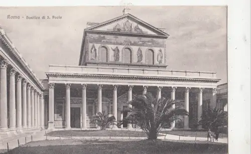 BF17415 roma basilica di s paolo italy front/back image