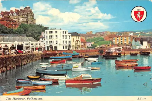 uk10825 the harbour folkestone uk
