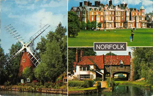 uk7948 norfolk uk windmill