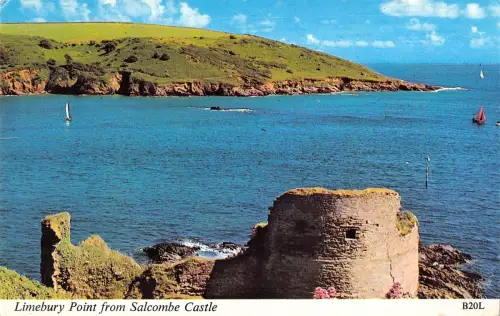 uk10574 limebury point from salcombe castle uk