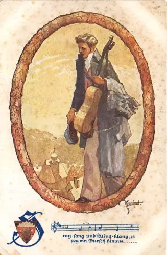 B22717 Musiker mit Gitarre