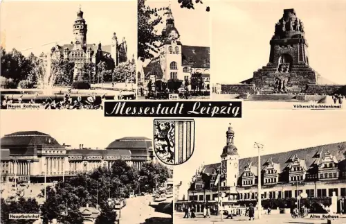 BG15301 MESSESTADT LEIPZIG MULTI VIEWS GERMANY CPSM 14x9cm