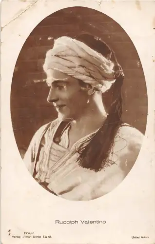B8666 rudolph valentino Filmstar