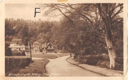 uk20044 holmbury st mary the green real photo uk