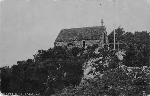 uk832 chapel hill torquay real photo uk