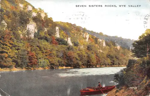 uk2690 seven sisters rocks wye valley uk