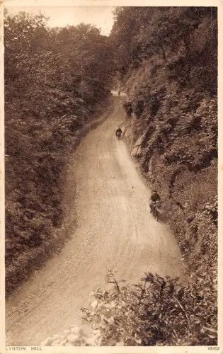 uk24474 lynton hill real photo uk