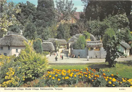 uk52552 mockingdon villaage model village babbacombe devon real photo uk