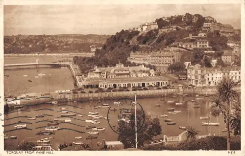 uk3797 torquay ship devon real photo uk