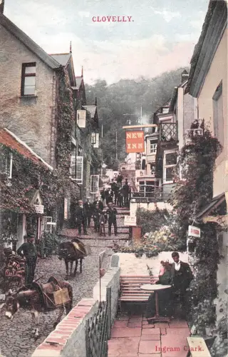 uk3007 clovelly devon real photo uk