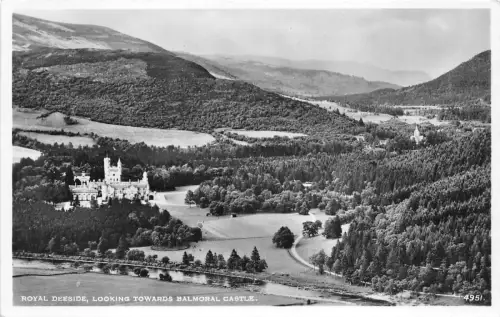 B4643 Royal Deeside Balmoral Castle Front/Back Scan