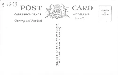 B4643 Royal Deeside Balmoral Castle Front/Back Scan