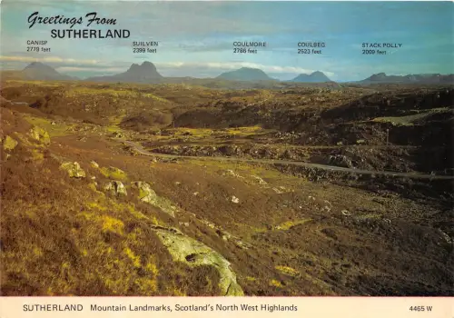 BT18641 Sutherland Mountain Landmarken Schottland