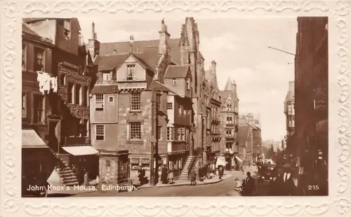 B3968 Uk Scotland Edinburgh John Knox House Front/Back Scan