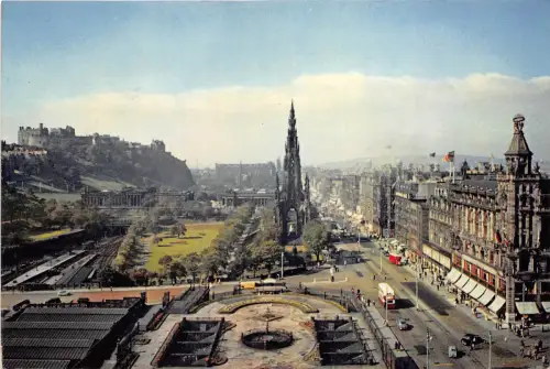 B86758 edinburgh capital of scotland princes street