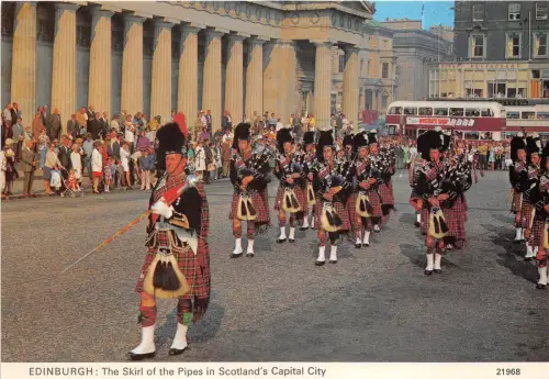 BT18590 edinburgh the skirl of the pipes in scotland folklore militaria scotland