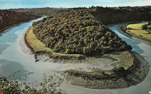 B31219 Horseshole Bend River Wye Near Chepston uk