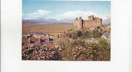 BF26308 harlech castle merioneth snowdonia park united kingdom front/back image