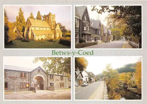B87348 st marys church high street betws y coed gwynedd wales